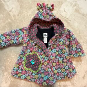 Corky & Company Adorable Floral Wool Kids 4T Coat Jacket